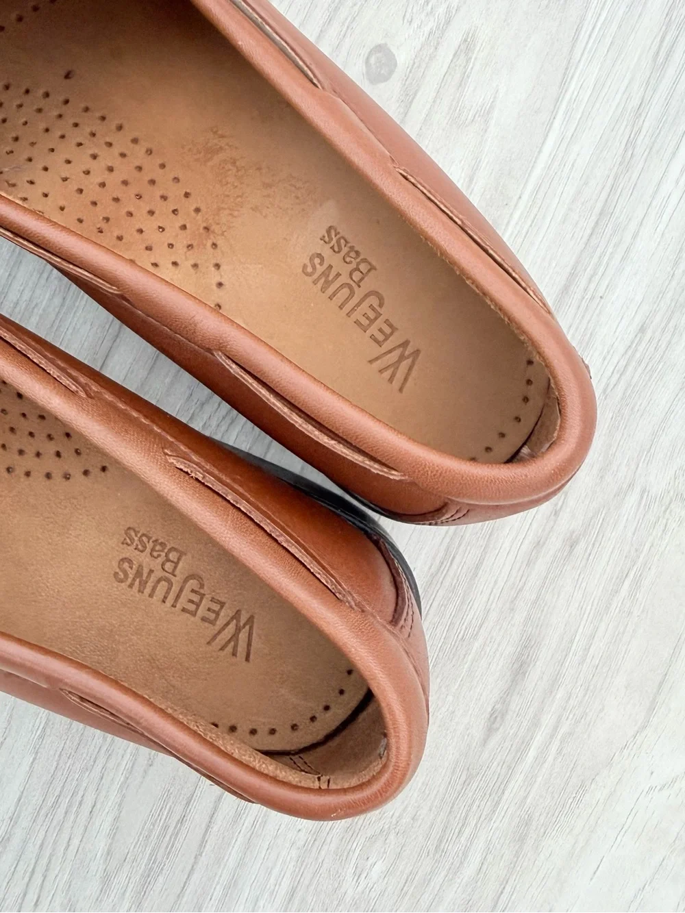 G.H. Bass Weejuns Marietta II loafers feature brown leather